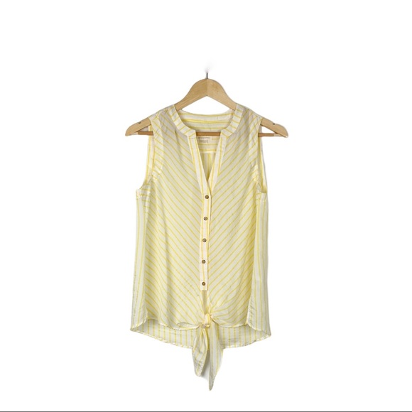 Maeve Tops - Maeve by Anthropologie Sleeveless Stripe Top 4